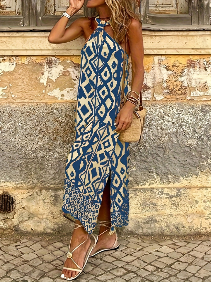 Eliza - Women's Summer Halter Maxi Dress