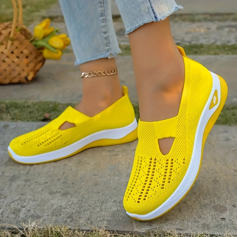 Anne - Soft Perforated Slip-On Shoes