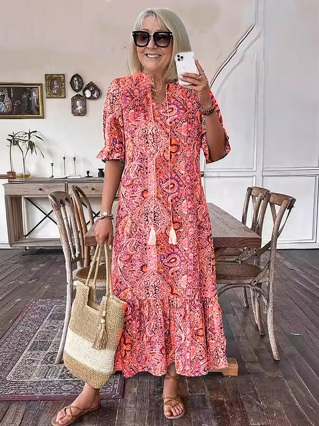 Gene | Boho Chic Maxi Dress for Women