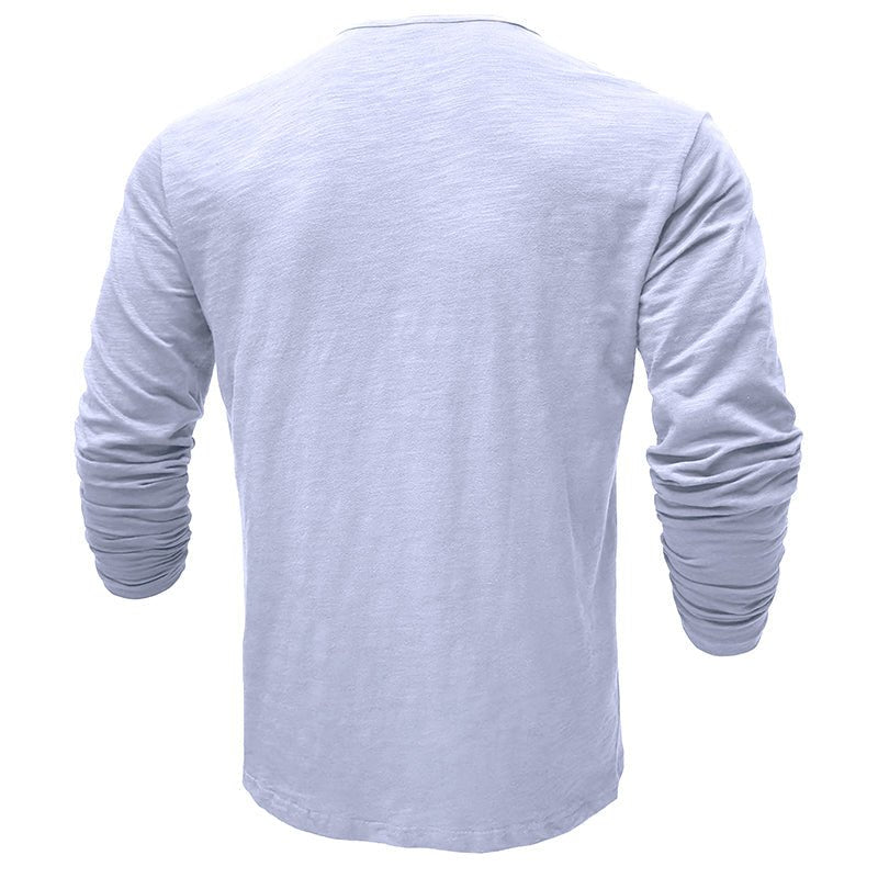 Justin | Men's Long-Sleeve Henley Shirt