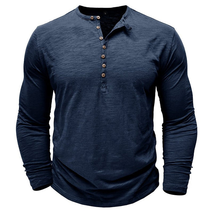 Justin | Men's Long-Sleeve Henley Shirt