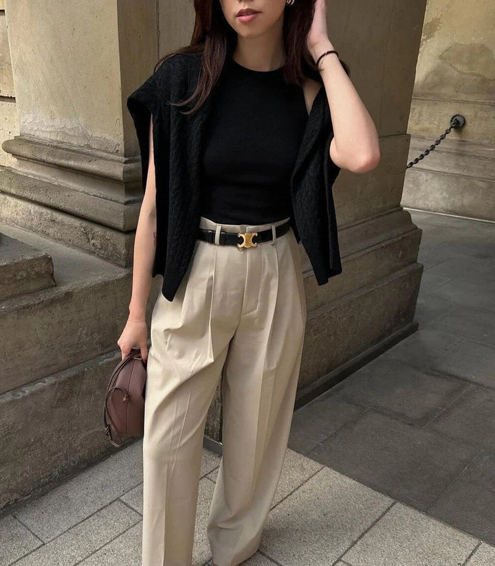 Xter | Elegant Women's Belt with Gold Buckle