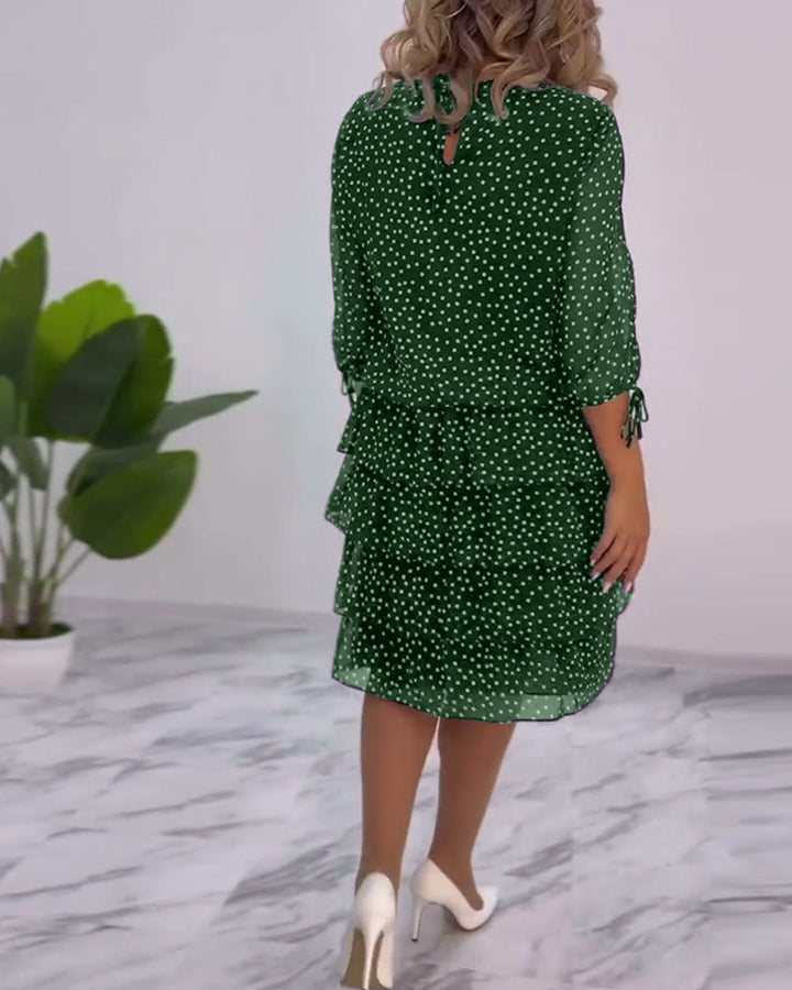 Susan Polka Dot Lace Dress