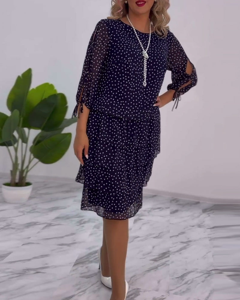 Susan Polka Dot Lace Dress