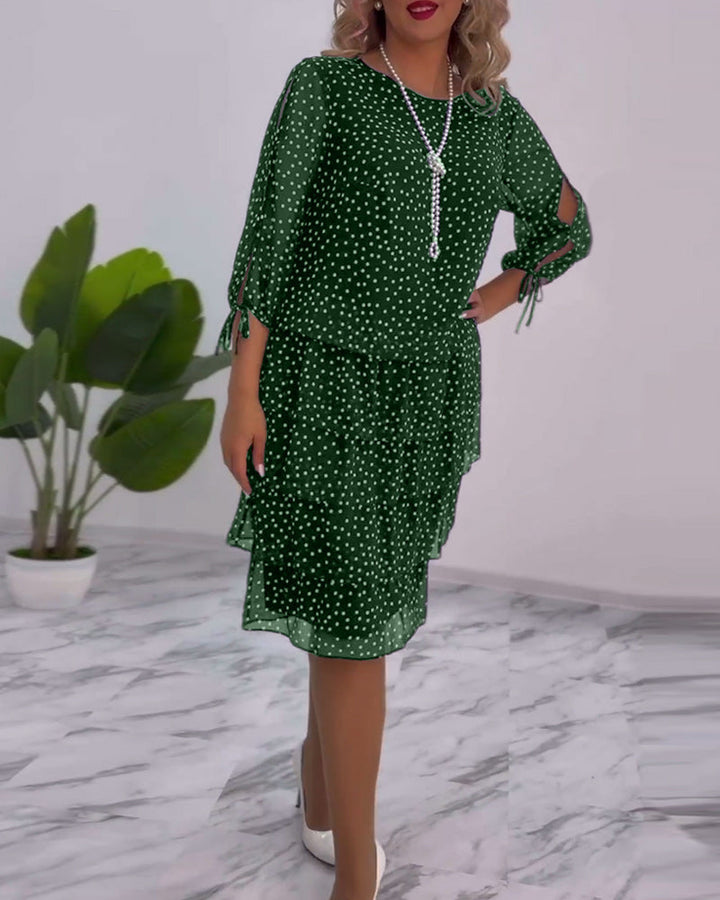 Susan Polka Dot Lace Dress