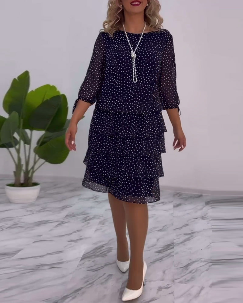 Susan Polka Dot Lace Dress