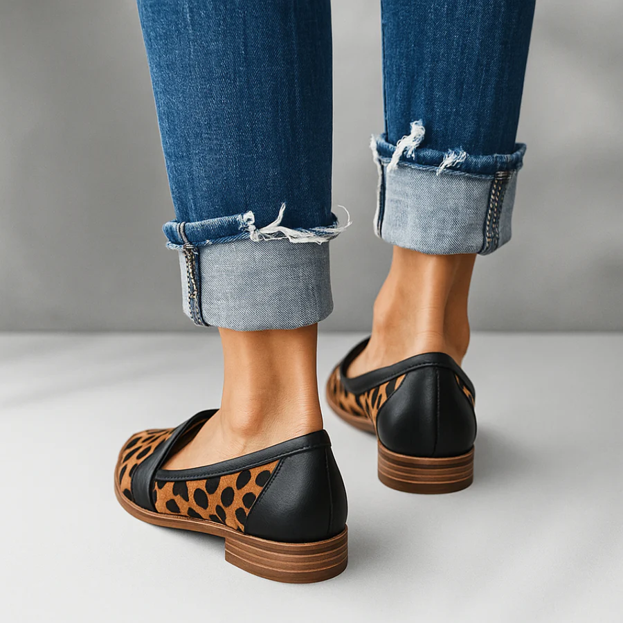 Juliet | Pointed-Toe Slip-On Loafers for Women with Low Heel