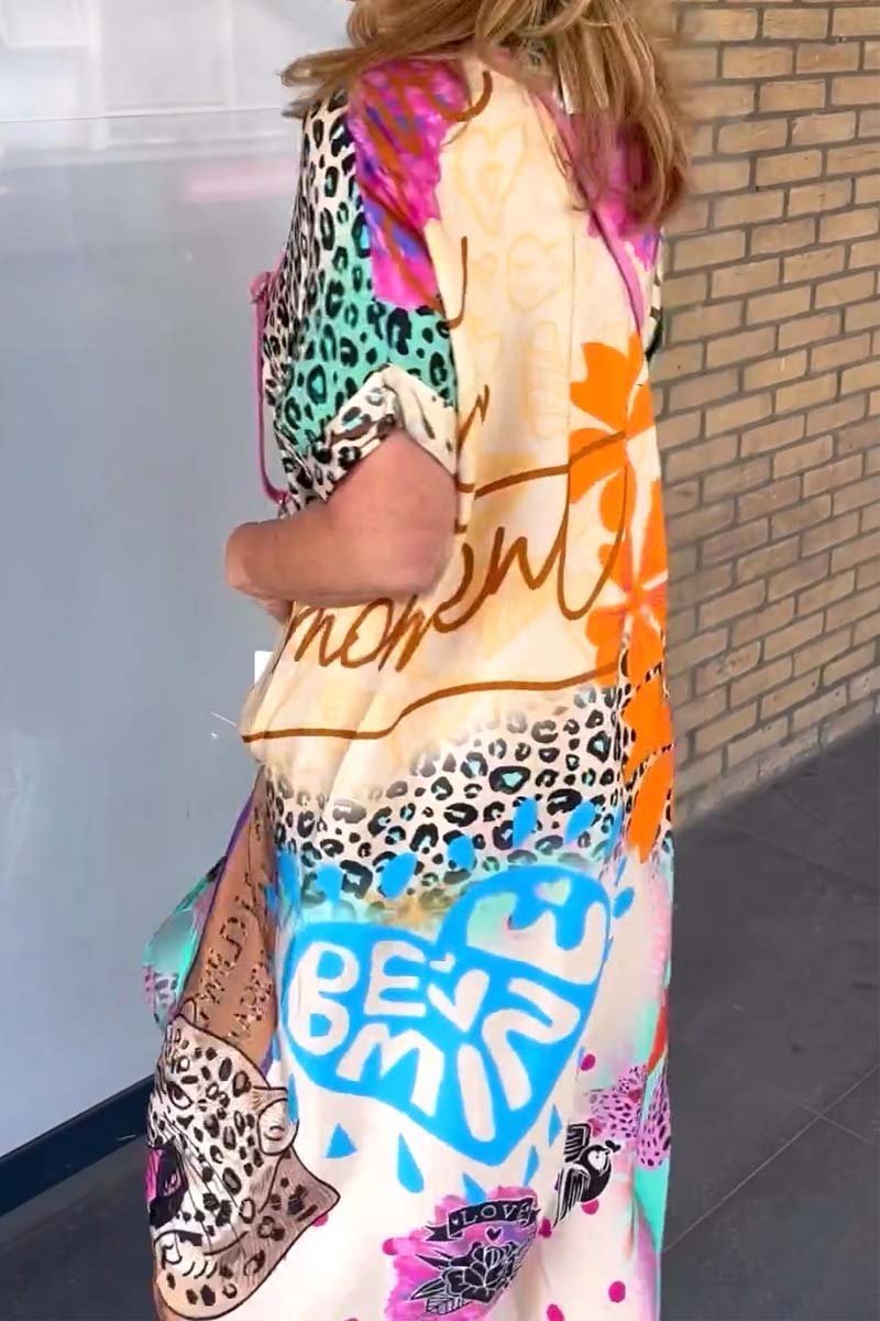 Patricia Tropical Leopard Dress
