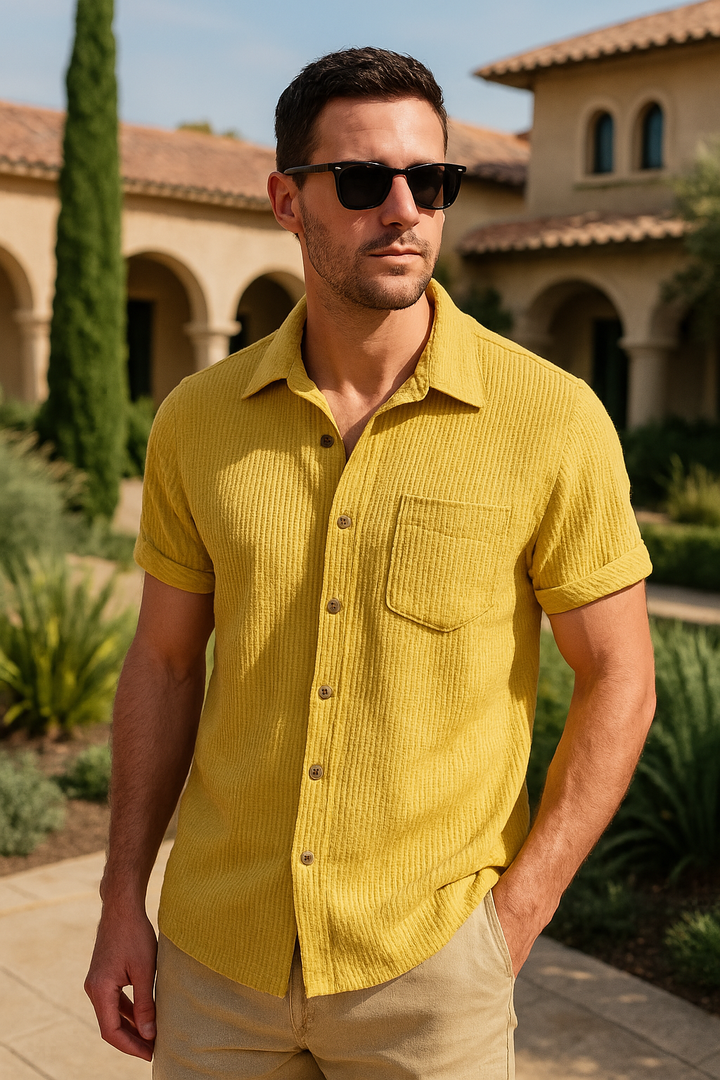 Miguel | Men's Casual Button-Up Summer Shirt