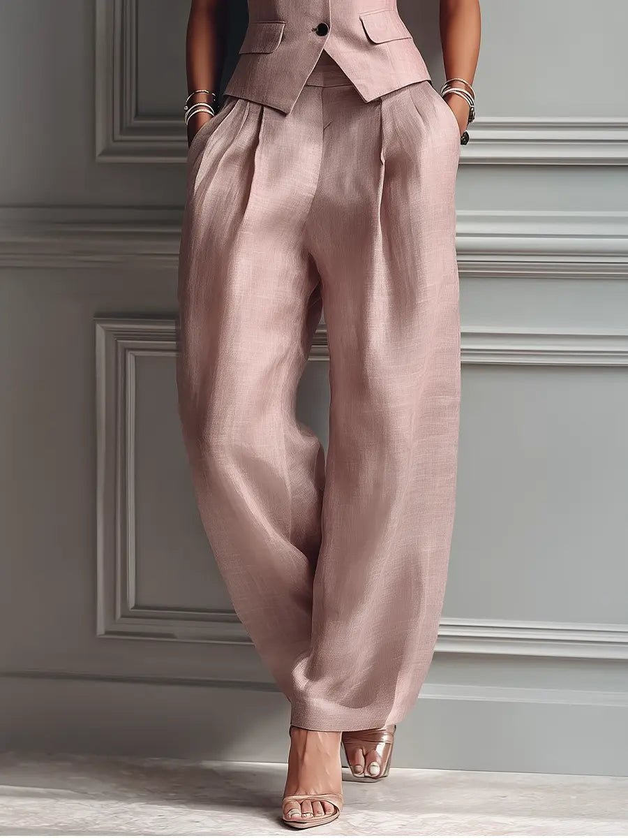 Leila | Women Linen Summer Matching Co-Ord Set