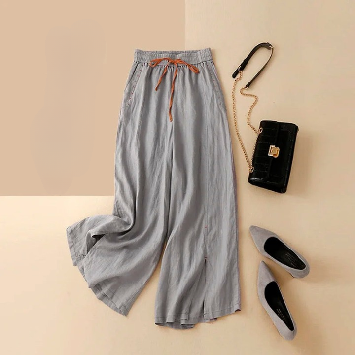 Varie - Boho Chic Linen Summer Pants