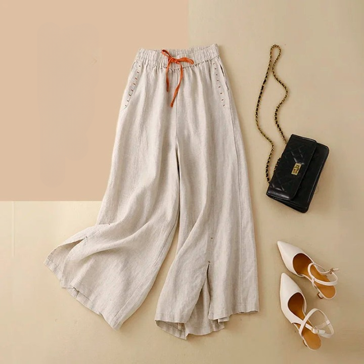 Varie - Boho Chic Linen Summer Pants