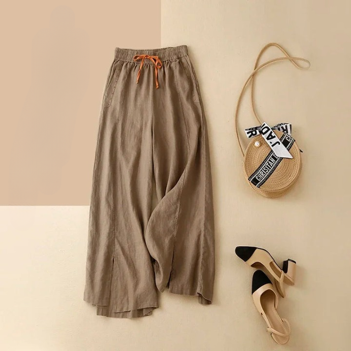 Varie - Boho Chic Linen Summer Pants