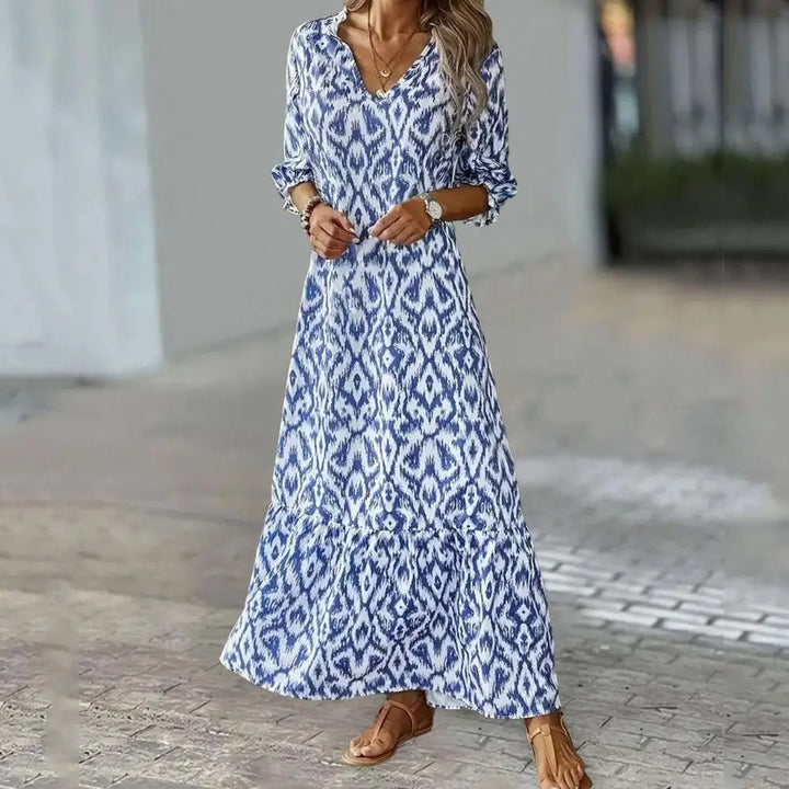 Rachel | Effortless Boho Casual Vacation Maxi Dress