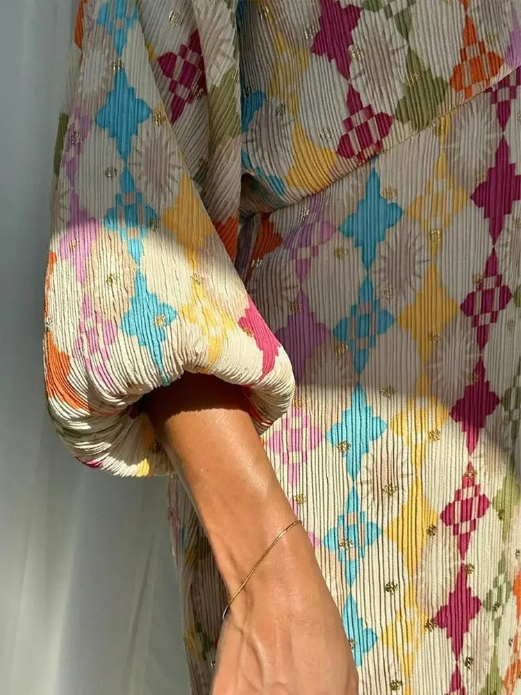 Grace | Women’s Spring Colorful Two-Piece Casual Set