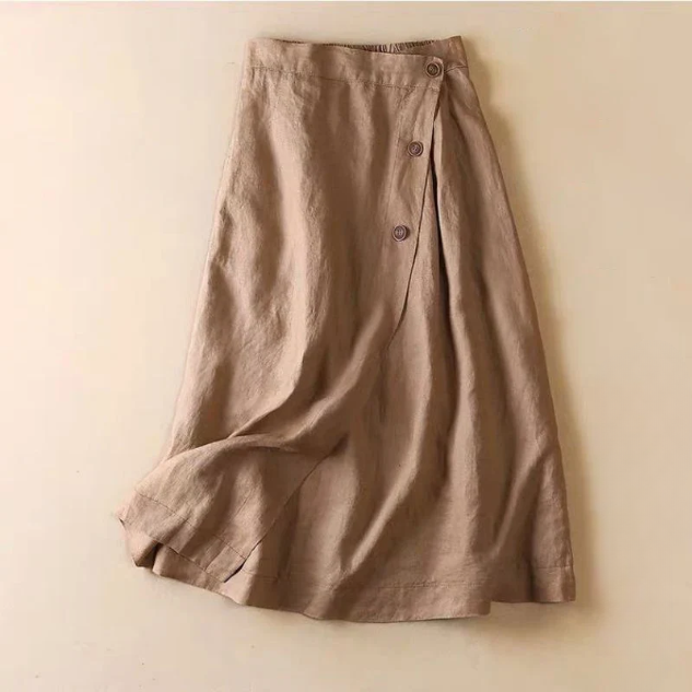 Melissa Women's  A-Line Linen Skirt