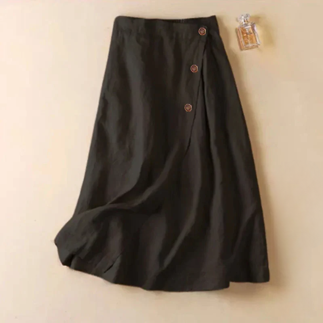 Melissa Women's  A-Line Linen Skirt