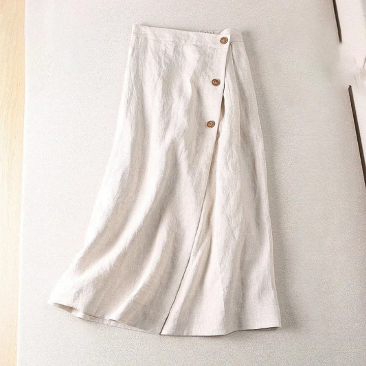 Melissa Women's  A-Line Linen Skirt