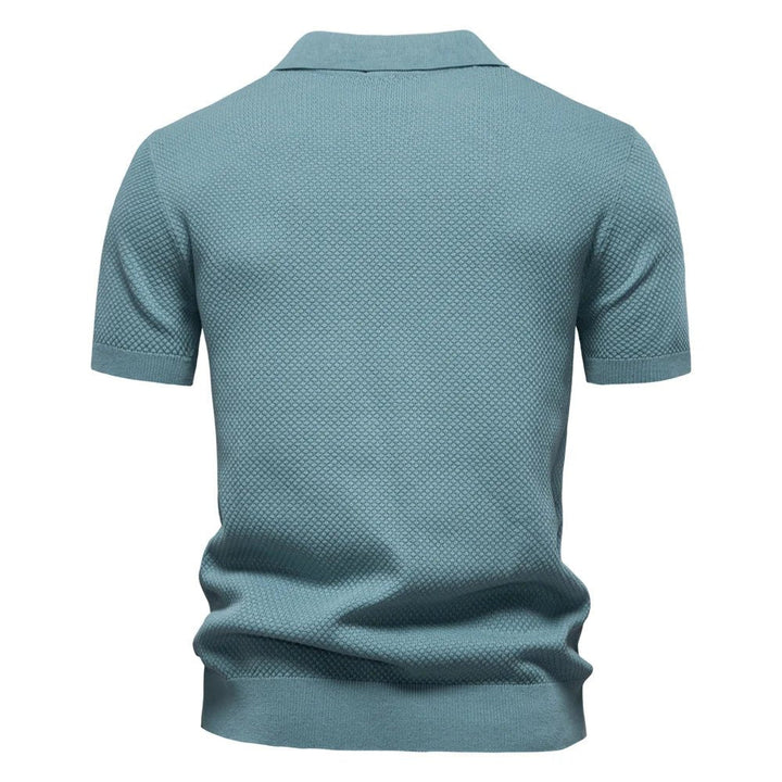 Parker - Smart-Casual Men's Buttonless Polo Shirt