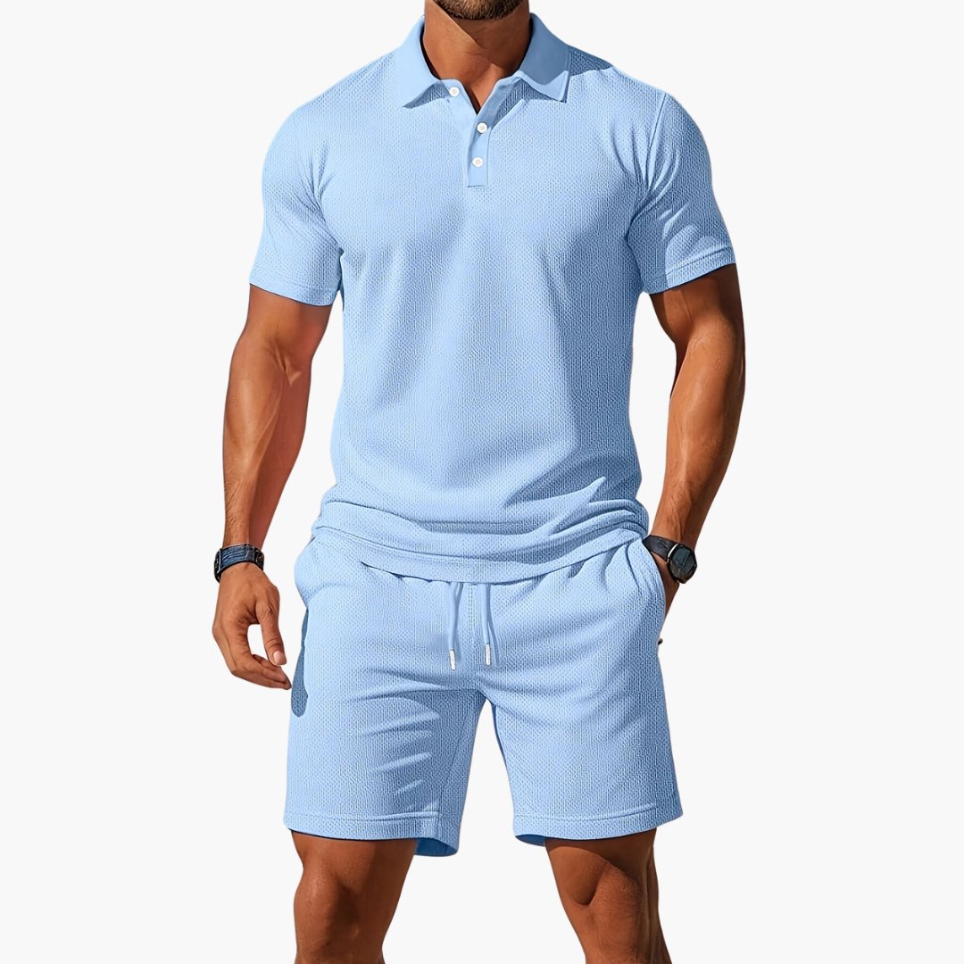 Caleb - Men's Premium Polo Summer Set