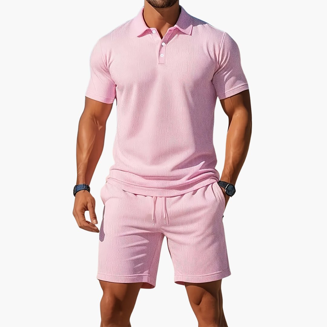 Caleb - Men's Premium Polo Summer Set