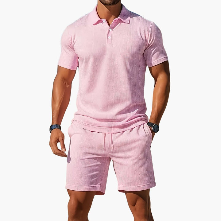 Caleb - Men's Premium Polo Summer Set