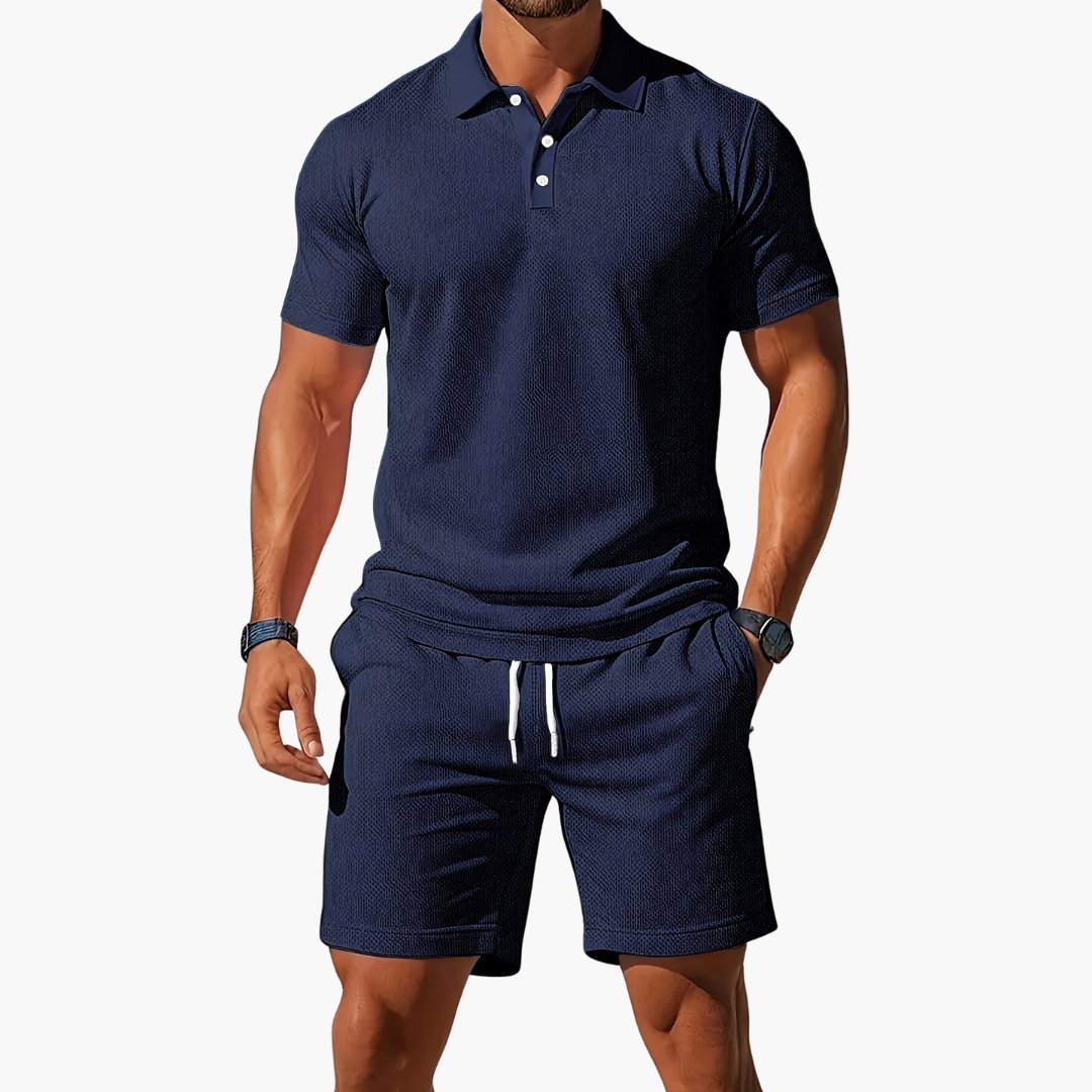 Caleb - Men's Premium Polo Summer Set