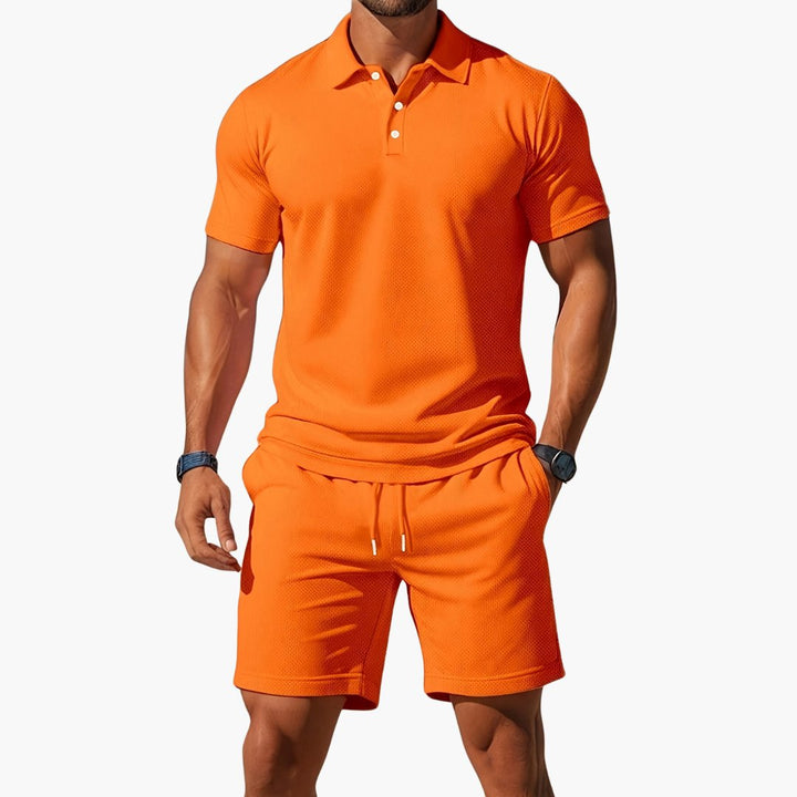 Caleb - Men's Premium Polo Summer Set