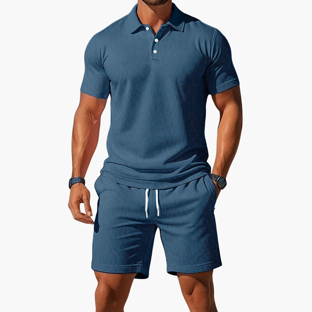 Caleb - Men's Premium Polo Summer Set
