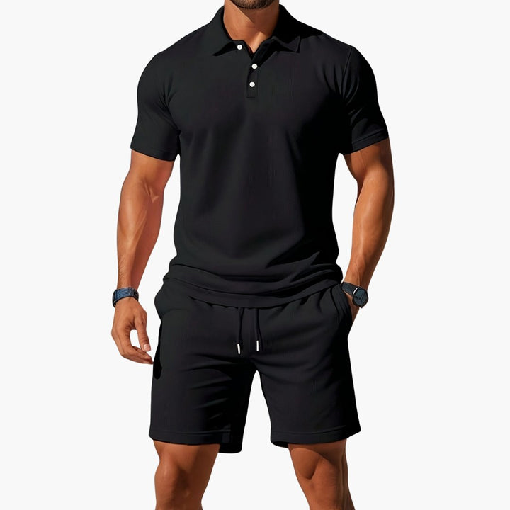 Caleb - Men's Premium Polo Summer Set