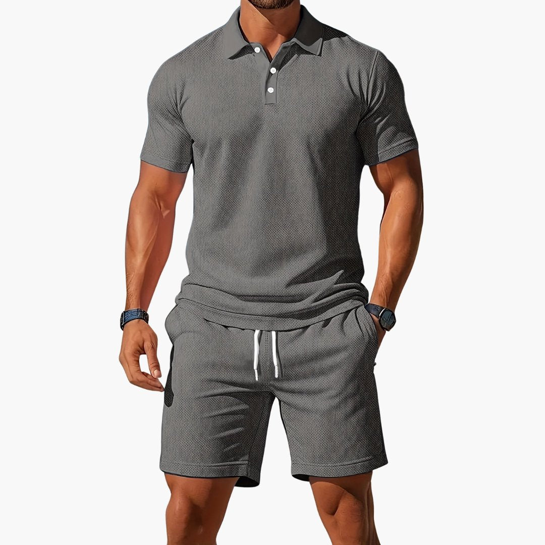 Caleb - Men's Premium Polo Summer Set