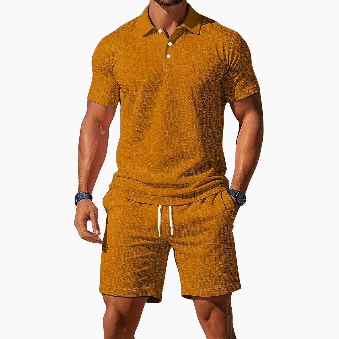 Caleb - Men's Premium Polo Summer Set