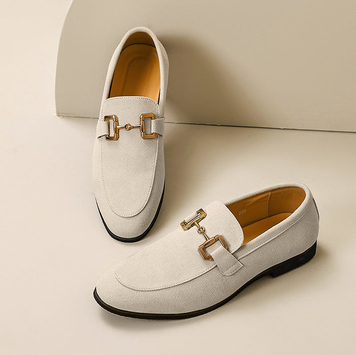 Seth | Men's Elegant Slip On Metal Detail Loafers