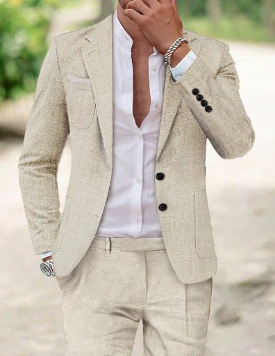 Daniel | Men's Two-Piece Linen Suit Summer Blazer Pants Set