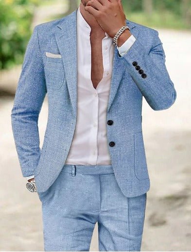 Daniel | Men's Two-Piece Linen Suit Summer Blazer Pants Set