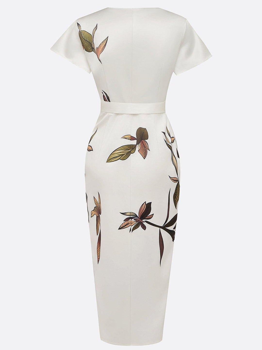 Klarie - Women's Floral Wrap Summer Midi Dress