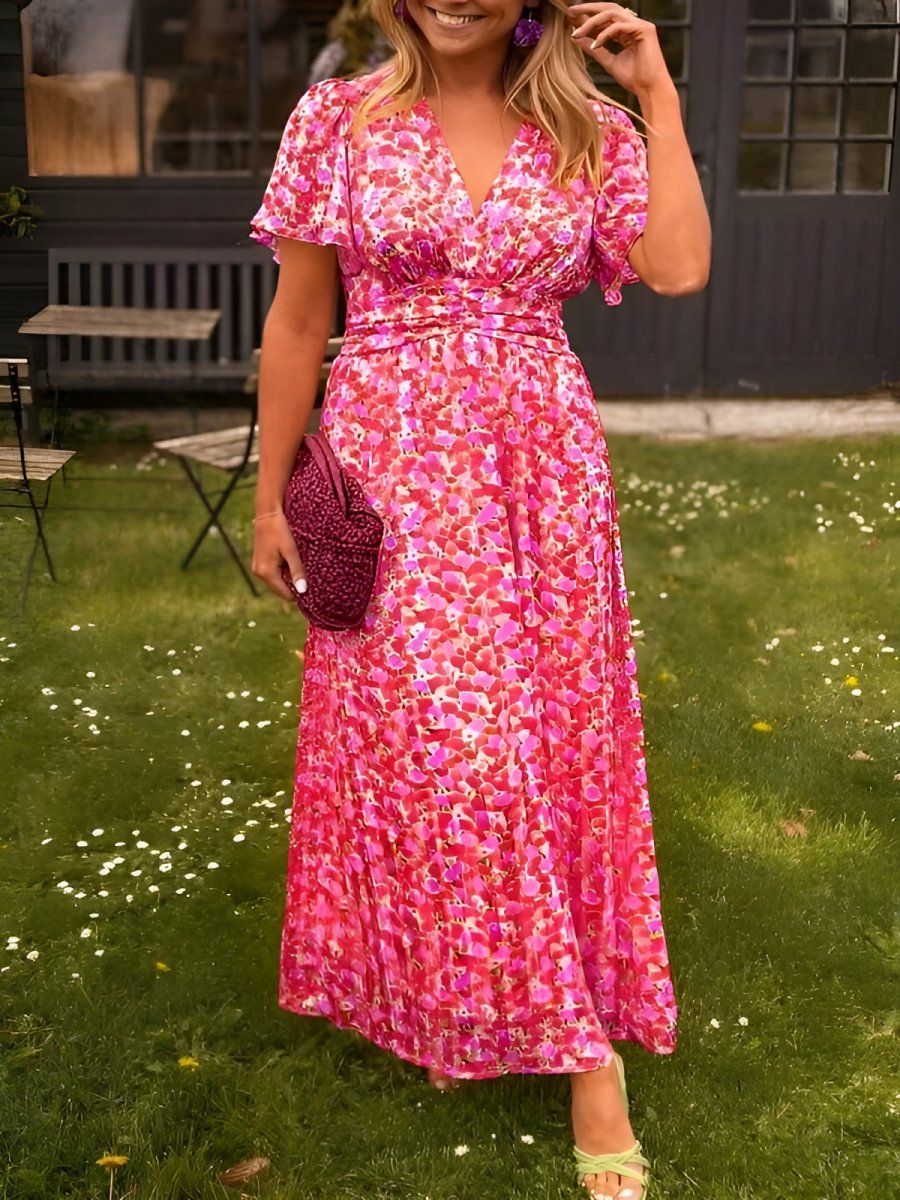 Allyson | Women Summer Floral Print Maxi Dress