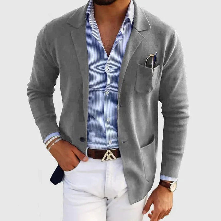 Dan | Slim Fit Men’s Blazer with Classic Lapel Collar
