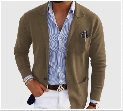 Dan | Slim Fit Men’s Blazer with Classic Lapel Collar