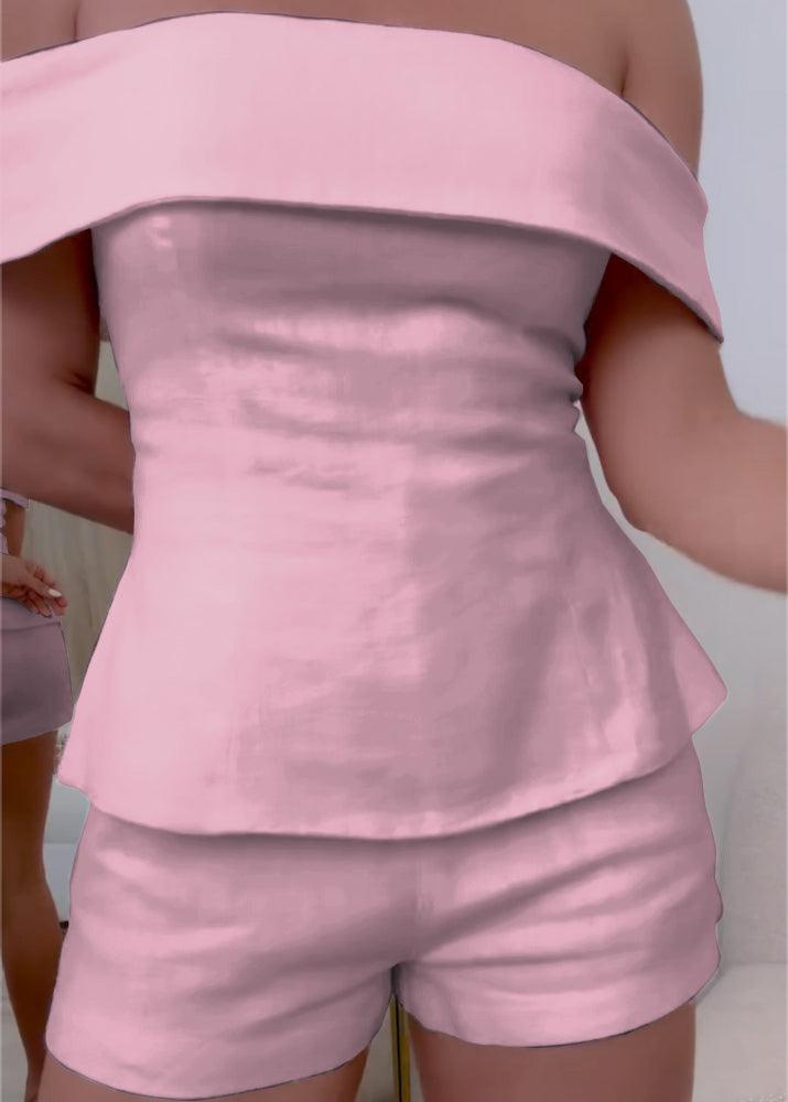 Eve - Timeless Off Shoulder Two Piece Set Women