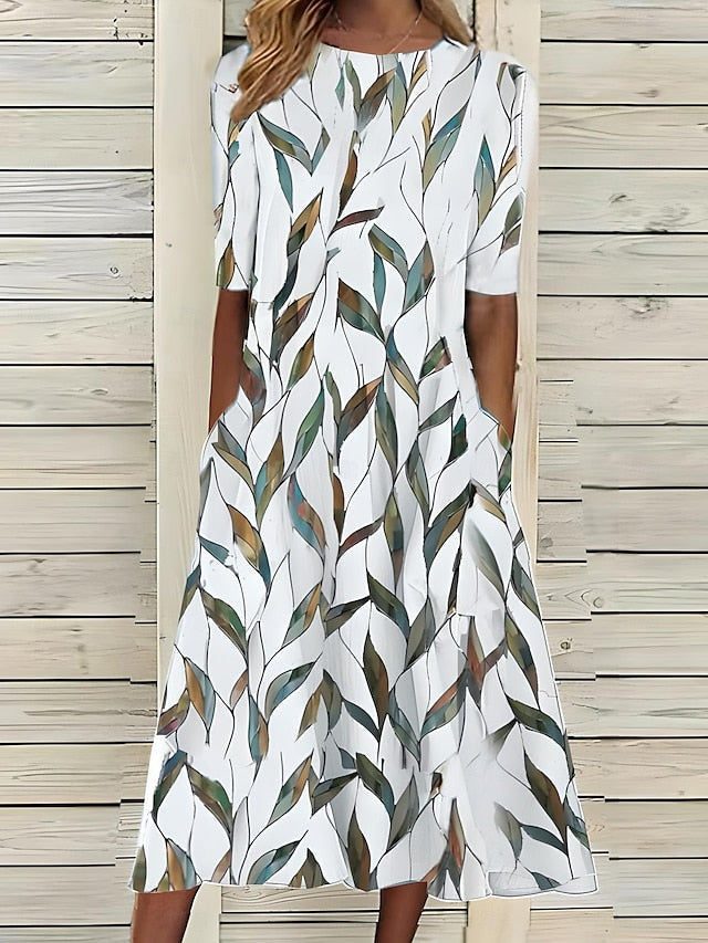 Luna - A-Line Midi Dress