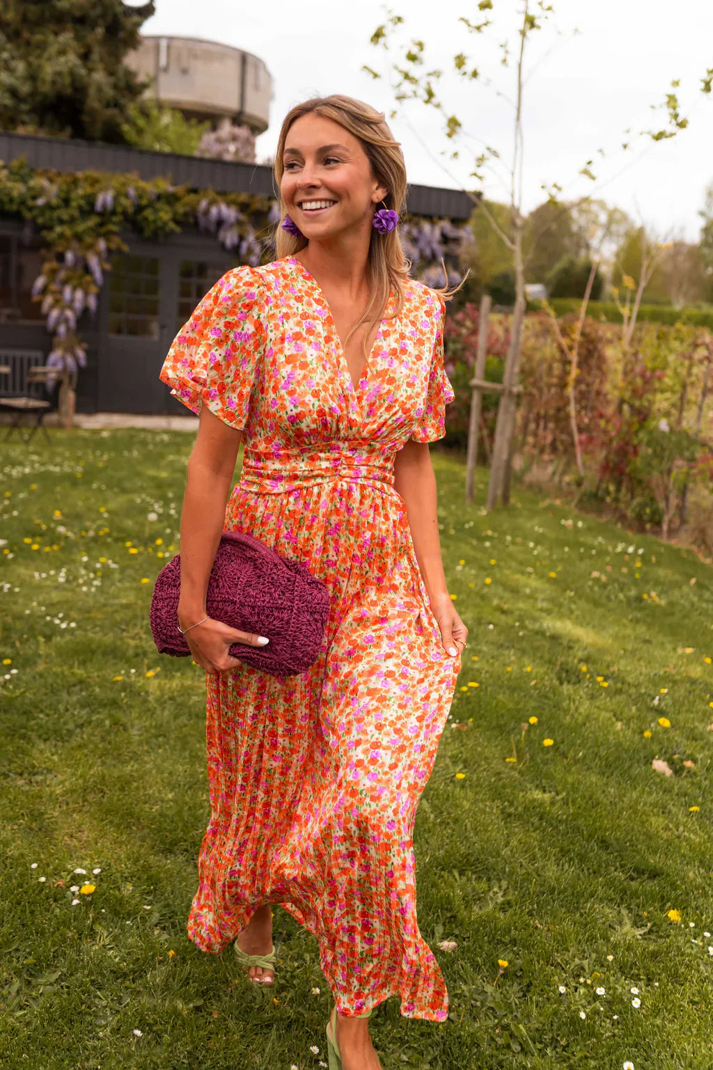 Allyson | Women Summer Floral Print Maxi Dress