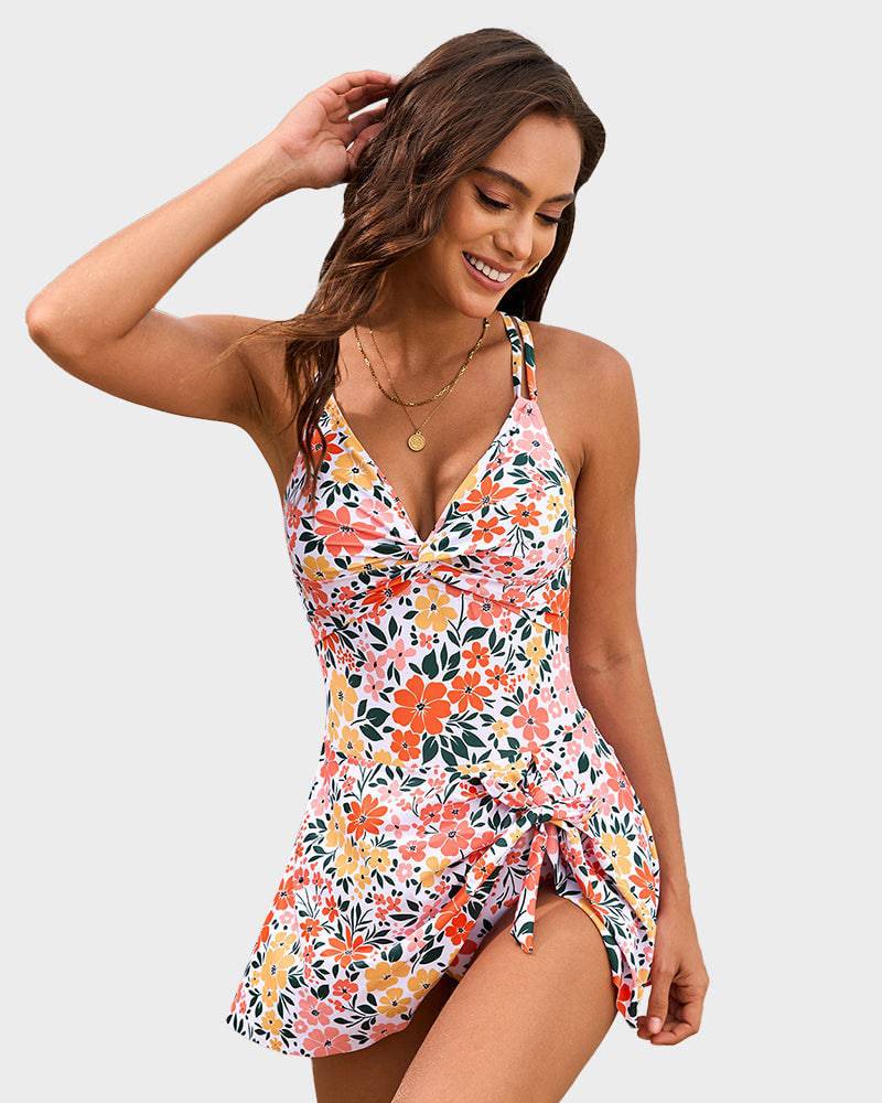 Jessie | Women Flattering Swim Dress Swimsuit