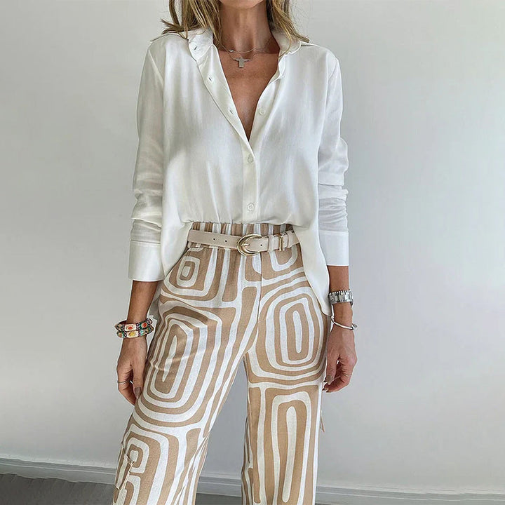 Opal | Women Elegant Two-Piece Summer Set