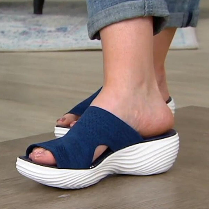 Bella - Stretch Slip-On Sandals