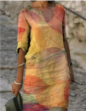 Hailey | Women’s Floral V-Neck Midi Dress