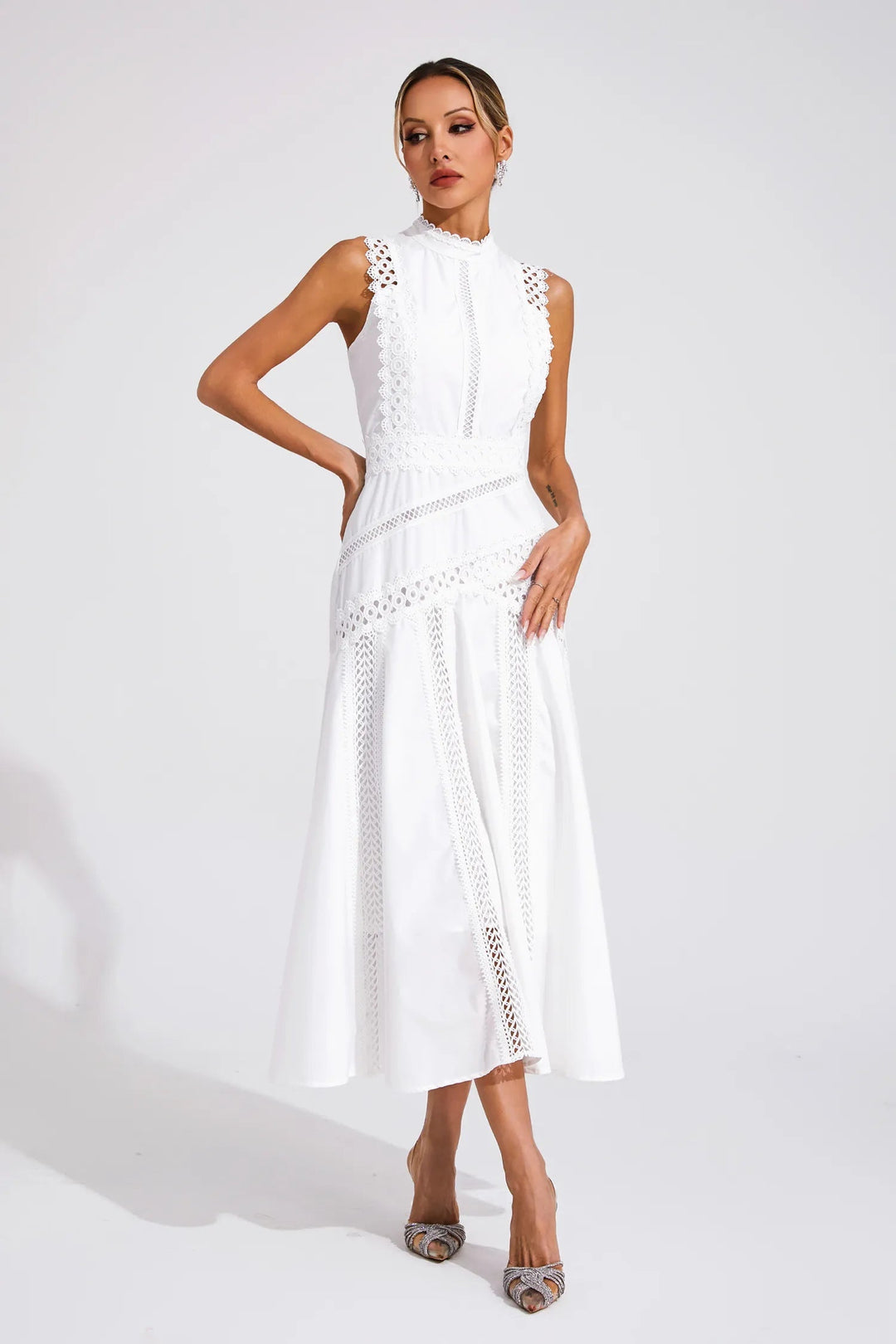 Olivia | Women's Lace A-line Wedding Guest Dress