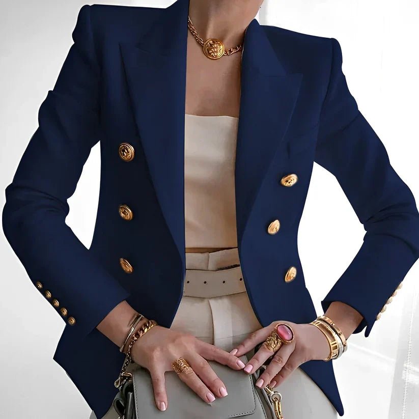 Charlotte - Women Fitted Double-Breasted Blazer Jacket
