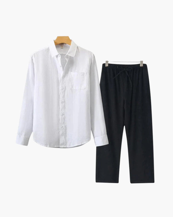 Alex | Men's Timeless Button Shirt Summer Set