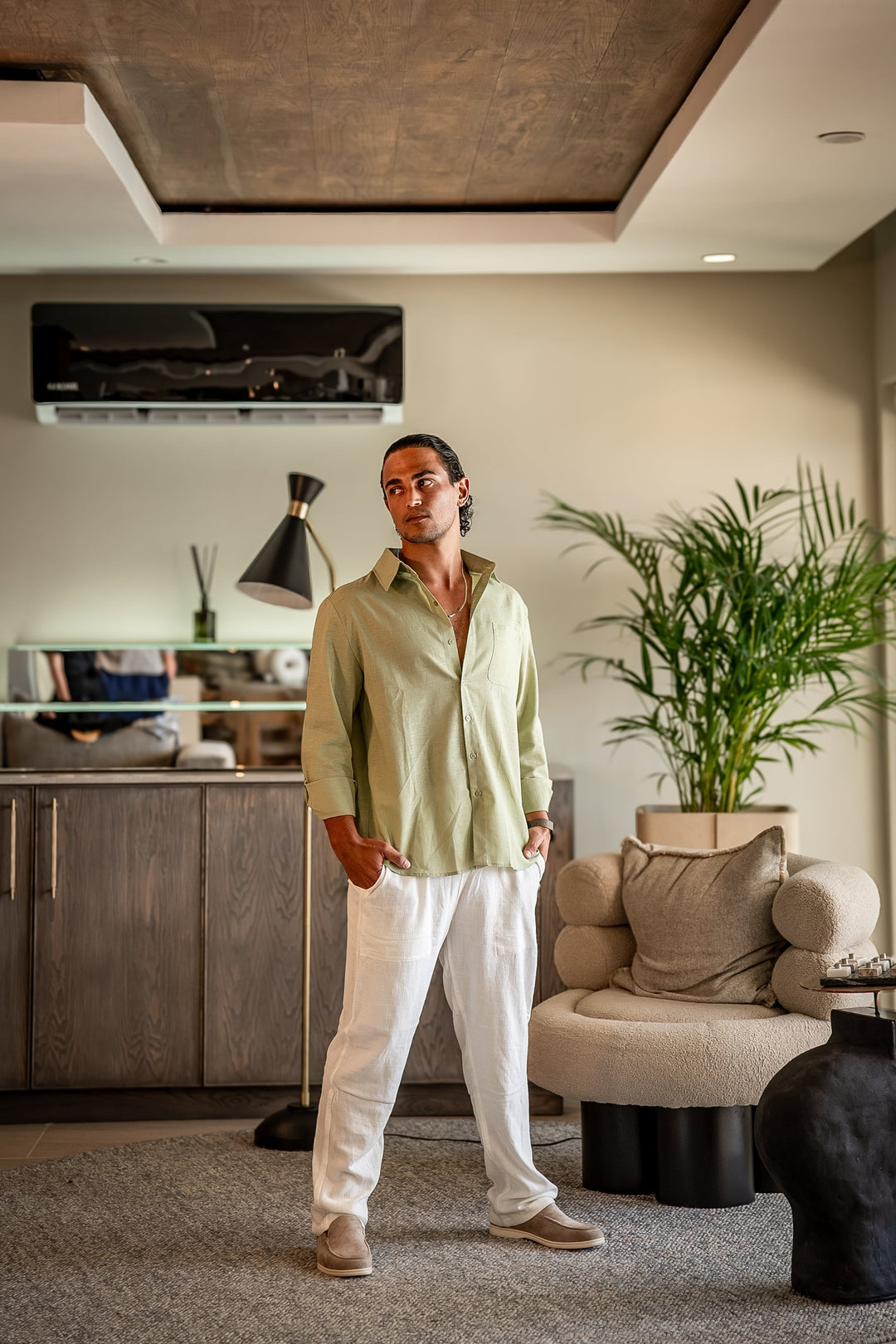Alex | Men's Timeless Button Shirt Summer Set